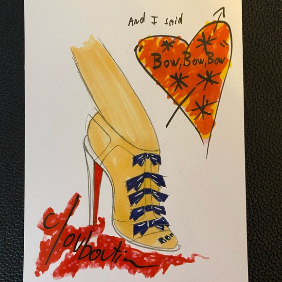 Christian Louboutin Illustration Post Cards - Picture 6 of 9